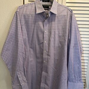 Nordstrom Men’s Blue and Red Check Dress Shirt